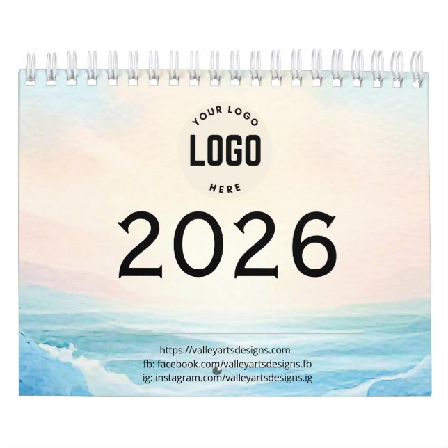 Calendário Foto personalizada moderna Cria seu próprio calend (Capa)