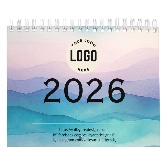 Calendário Foto personalizada moderna Cria seu próprio calend (Capa)