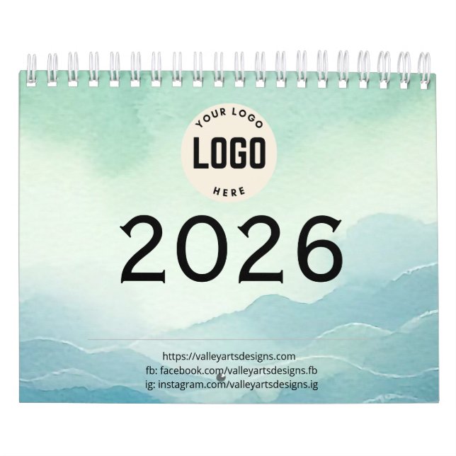 Calendário Foto personalizada moderna Cria seu próprio calend (Capa)