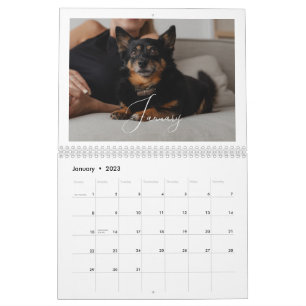 Calendário Foto Personalizada Moderna Cria Seu Próprio Script