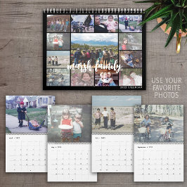 Calendário Foto Personalizada Moderna Simples - 13 Imagens