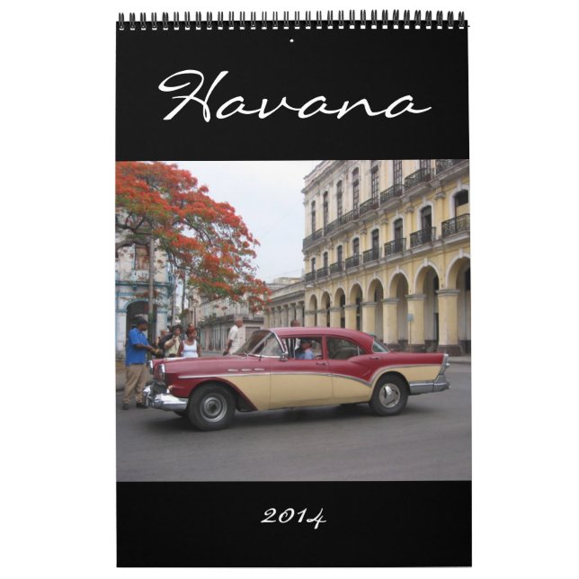 Calendário fotografia 2014 de havana (Capa)