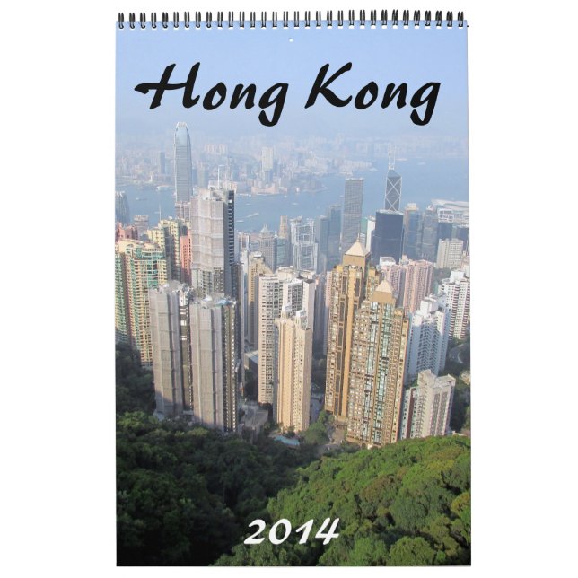 Calendário fotografia 2014 de Hong Kong (Capa)