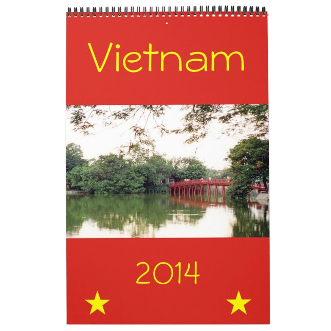 Calendário fotografia 2014 de Vietnam (Capa)