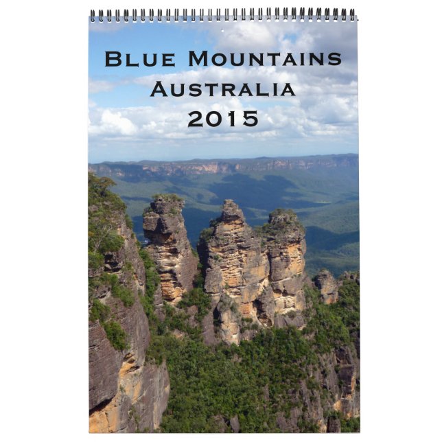 Calendário fotografia 2015 azul das montanhas (Capa)