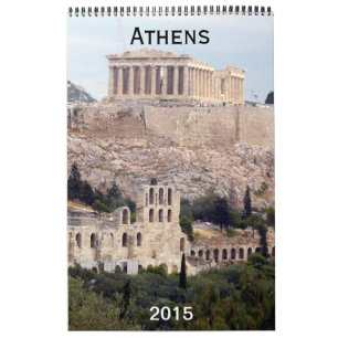 Calendário fotografia 2015 de Atenas