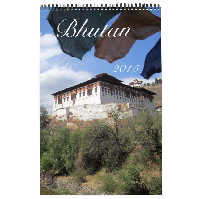 Calendário fotografia 2015 de bhutan (Capa)