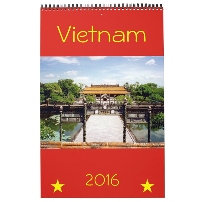 Calendário fotografia 2016 de Vietnam (Capa)