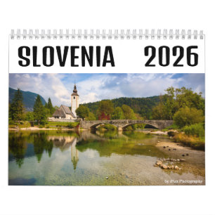 Calendário Fotografia 2025 Bled e Eslovênia