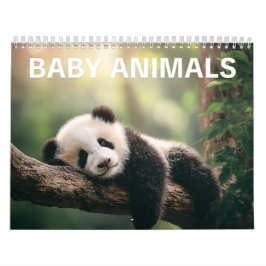 Calendário Fotografia Adorável de Vida Selvagem | Parede de A