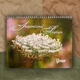 Calendário Fotografia da Natureza com Escritura Inspiracional