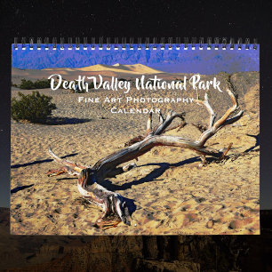 Calendário Fotografia de Belas Artes do Parque Nacional Death
