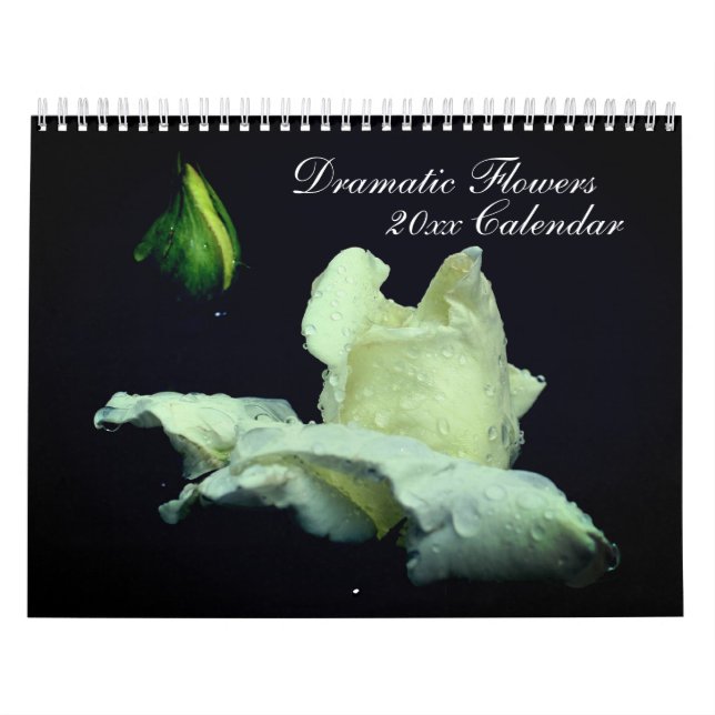 Calendário Fotografia de Flores Dramáticas  (Capa)