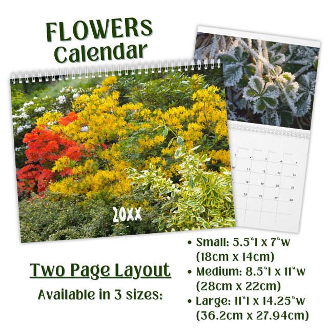Calendário Fotografia de Flores Lindas (Criador carregado)
