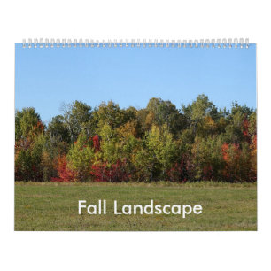 Calendário Fotografia de Paisagem de Outono (Grande)