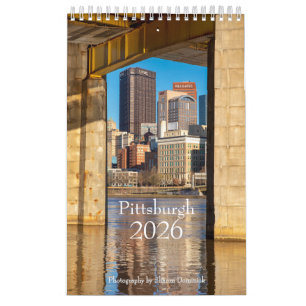 Calendário Fotografia de Pittsburgh Pensilvânia