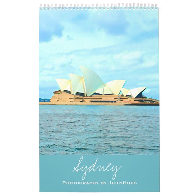 Calendário Fotografia de Sydney linda Austrália (Capa)