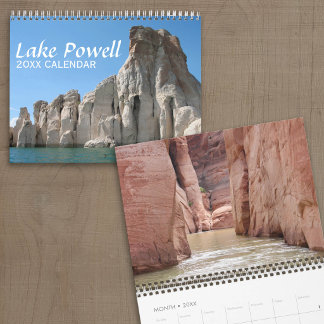 Calendário Fotografia de Viagem do Lago Powell