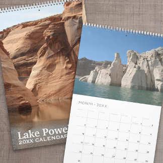 Calendário Fotografia de Viagem do Lago Powell Lembrança