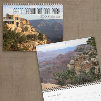 Calendário Fotografia do Parque Nacional do Grand Canyon