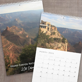 Calendário Fotografia do Parque Nacional do Grand Canyon