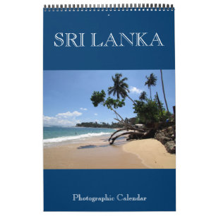 Calendário fotografia do Sri Lanka