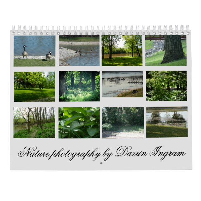 Calendário Fotografia natural (Verso)