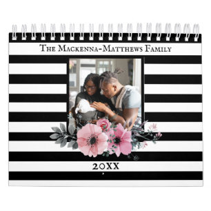 Calendário Fotografias Florais Personalizadas Crie o seu pró