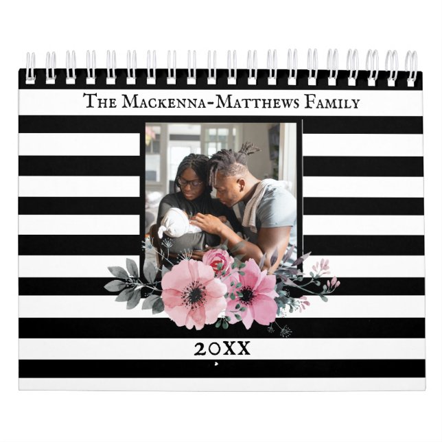 Calendário Fotografias Florais Personalizadas Crie o seu próp (Capa)