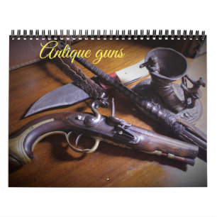 Calendário fotográfico de armas antigas