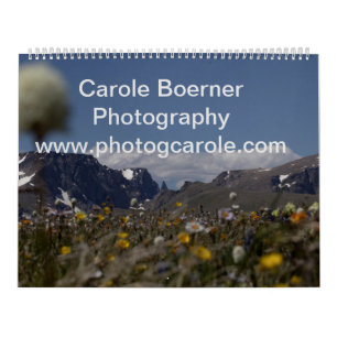 Calendário Fotográfico de Montana e Yellowstone
