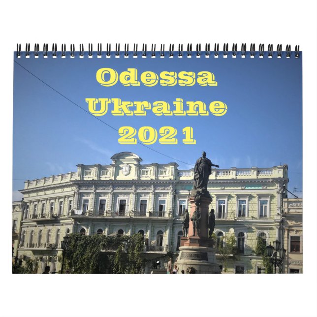 Calendário fotográfico de Odessa Ucrânia 2021 (Capa)
