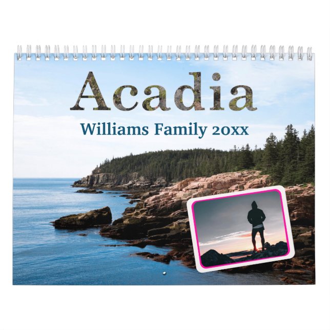 Calendário Fotográfico do Parque Nacional Acadia 2 (Capa)