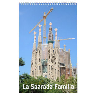 Calendário Fotográfico La Sagrada Familia 12 mes