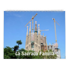Calendário Fotográfico La Sagrada Familia 12 meses