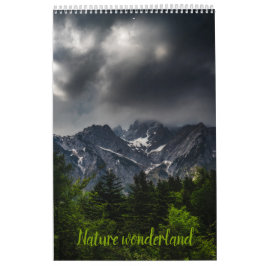 Calendário fotográfico paisagístico da Nature WWla