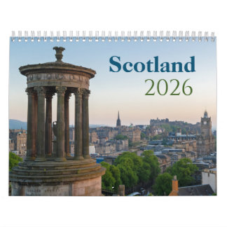 Calendário Fotográfico para 2026 na Escócia
