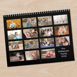Calendário Fotográfico Personalizado Moderno de 15