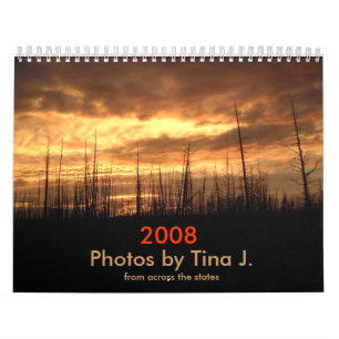 Calendário Fotos através dos estados