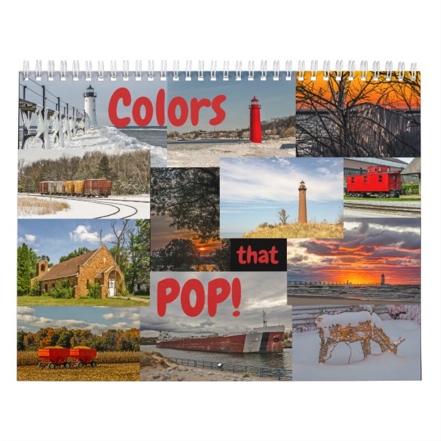 Calendário Fotos de Michigan por todo o Estado (Capa)