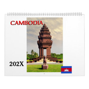 Calendário Fotos do Camboja Coloridas