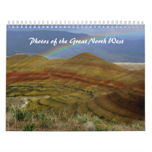 Calendário Fotos do grande noroeste