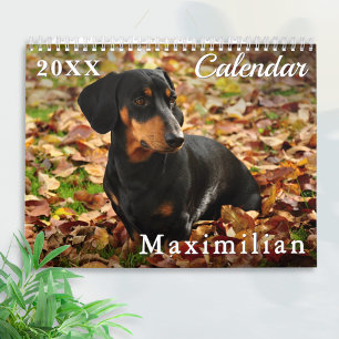 Calendário Fotos Personalizadas de Cachorro Crie Seu Próprio