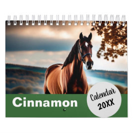 Calendário Fotos Personalizadas de Cavalos Ano Crie as Suas P