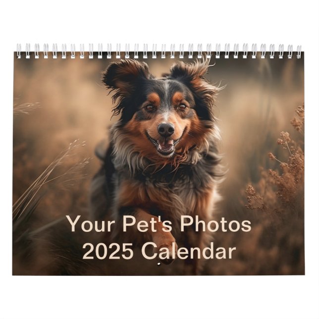 Calendário Fotos personalizadas de poeta 2 páginas 2025 (Capa)