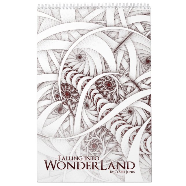 Calendário Fractal espiral "de queda" (Capa)