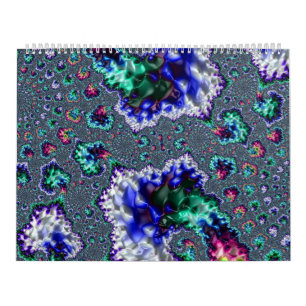 Calendário Fractal Psicedélico