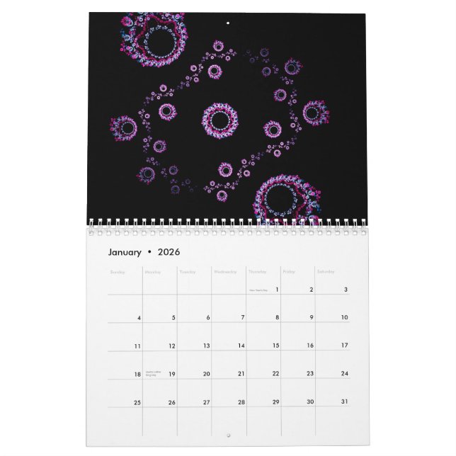 Calendário Fractals para 2015 v2 (Jan 2026)