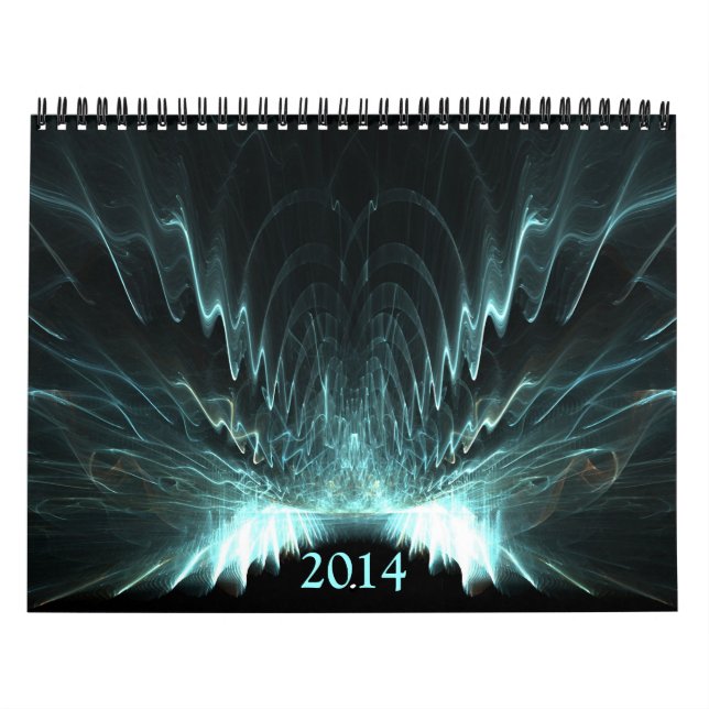 Calendário Fractals simétricos 2014 (Capa)