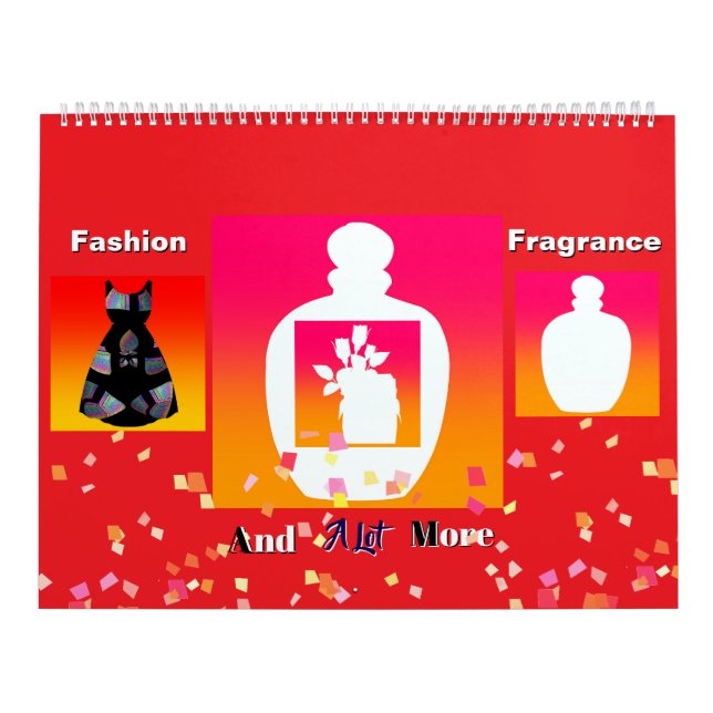Calendário Fragrância De Moda E Muito Mais (Capa)